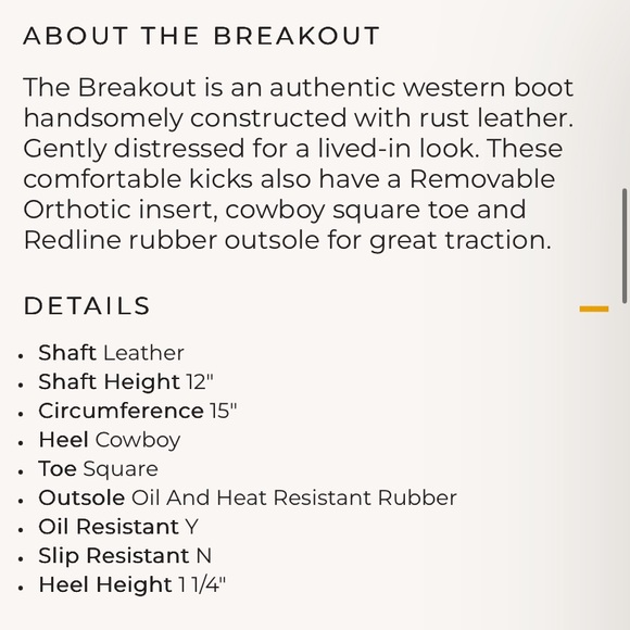 Laredo Mens Breakout 12” Leather Western Cowboy Boots 11.5D Rust Brown - Picture 12 of 14